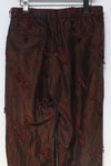 MUTEDANCE embroidered printed and dyed trousers MD21SS46